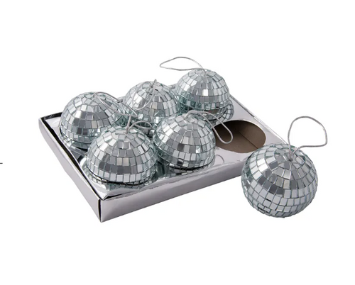 Disco Ball Ornament Set