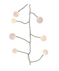 Warm White LED Bead Bubble Cluster Garland Lights