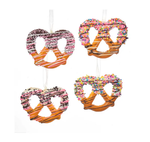 Chocolate Covered Pretzel Ornament