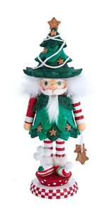 12.5" Hollywood Nutcrackers™ Jolly Tree Christmas Hat Nutcracker