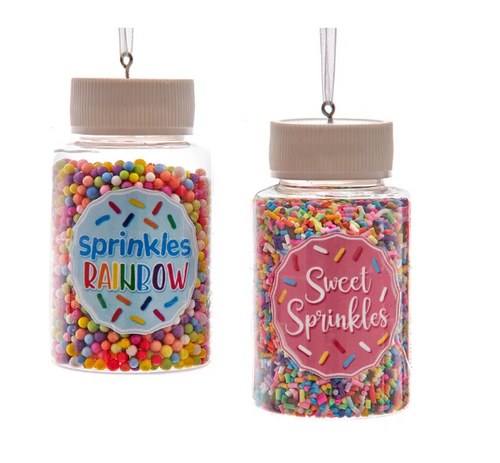Jar Of Cookie Sprinkles Ornament