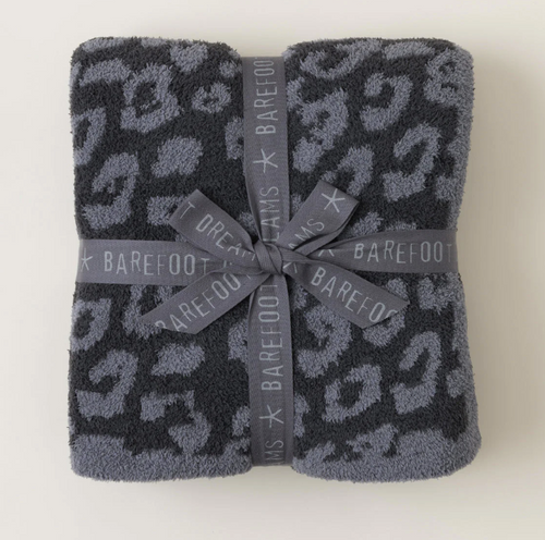 CozyChic® Barefoot Dreams Graphite/Carbon in the Wild® Throw