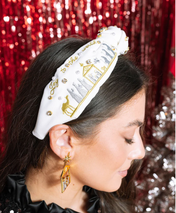 Brianna Cannon ADULT SIZE EMBROIDERED NATIVITY HEADBAND  display picture 2