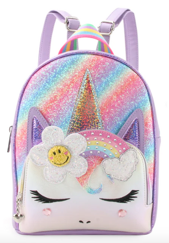 Miss Gwen's OMG Accessories Glitter Ombre Unicorn Mini Backpack
