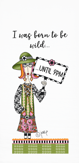 CJ Bella "I was born to be wild..." Towel