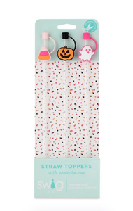 Swig Boo Halloween Straw Topper Set