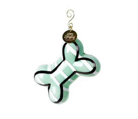 Happy Everything Dog Bone Ornament