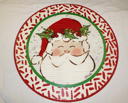 Santa Sprinkles Christmas Bamboo Mat