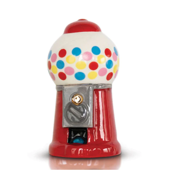 Nora Fleming Chews Wisely Bubblegum Machine Mini