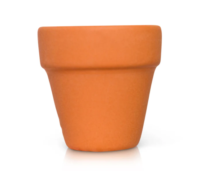 Nora Fleming Can You Dig It Terracotta Pot