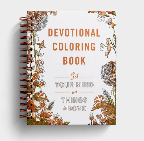 Devotional Coloring Book Set Your Mind Through Things Above