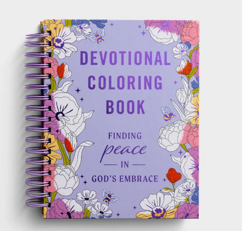 Devotional Coloring Book Finding Peace in God's Embrance