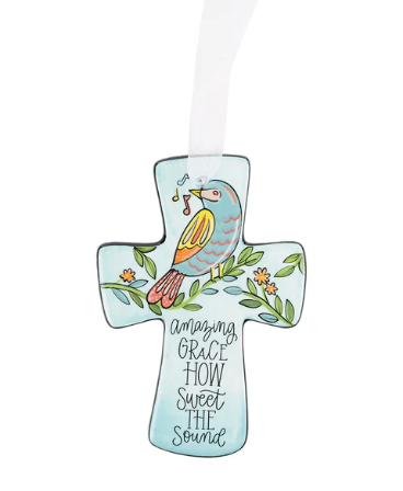 Glory Haus Amazing Grace Bird Cross