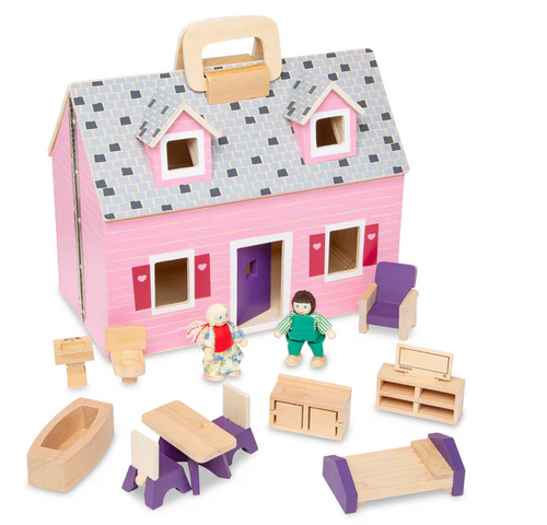 Melissa & Doug Fold & Go Dollhouse