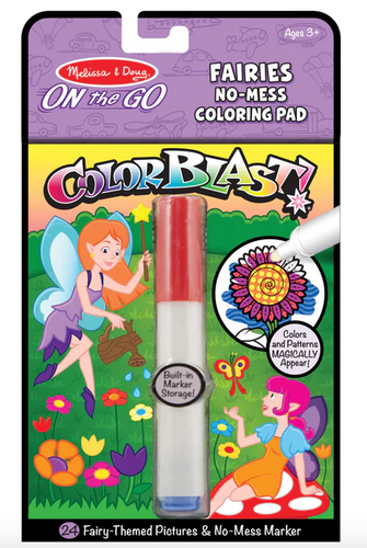 Melissa & Doug On the Go ColorBlast No-Mess Coloring Pad - Fairies