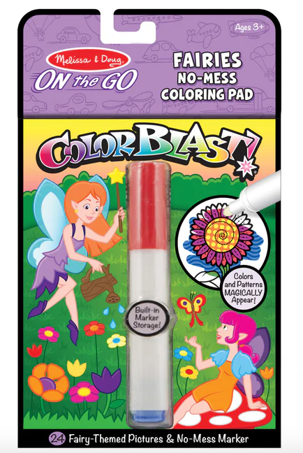 Melissa & Doug On the Go ColorBlast No-Mess Coloring Pad - Fairies