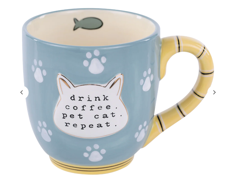 Glory Haus Drink Coffee Pet Cat Repeat Mug