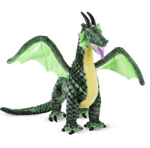 Melissa & Doug Green Dragon Stuffed Animal