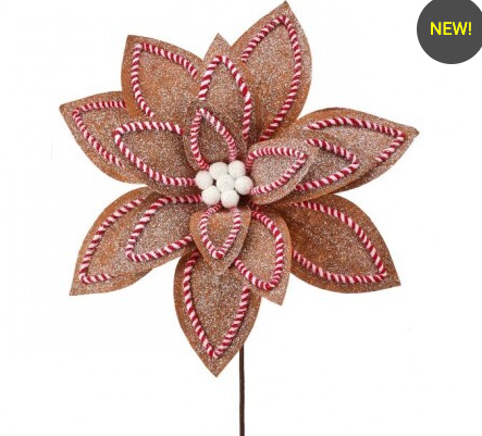 BROWN SUGAR & SPICE POINSETTIA STEM