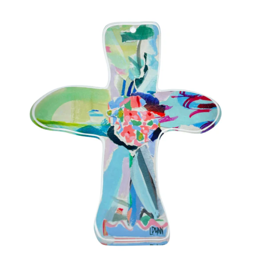 BLUE EVERLASTING LOVE ACRYLIC CROSS