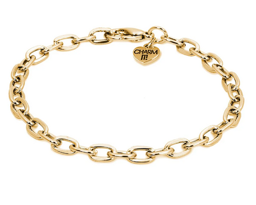 Gold Chain Bracelet Charm It!