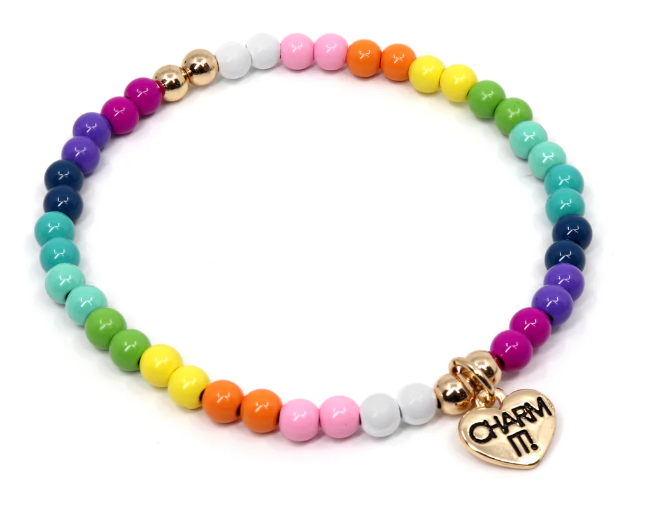 Rainbow Stretch Bracelet Charm It!