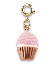 Pink Cupcake Glitter Charm It!
