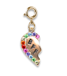 Gold BFF Broken Heart Charm It!