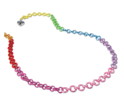 Rainbow Chain Necklace Charm It!
