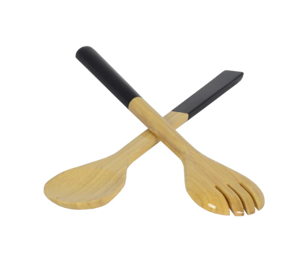 Large Bamboo Salad Server Set
