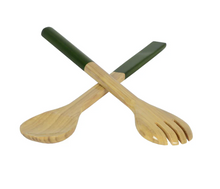 Large Bamboo Salad Server Set