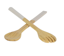 Large Bamboo Salad Server Set
