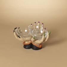 Halloween Witch Hand Bowl Trio