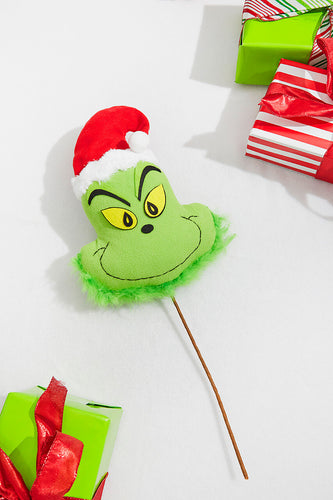 Grinch Head Pick