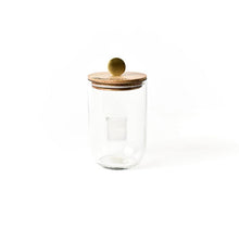 Happy Everything Mini Wooden Lid Glass Jar Canister
