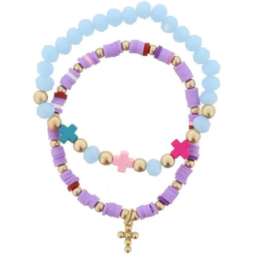 Kids Cross Bracelet Set