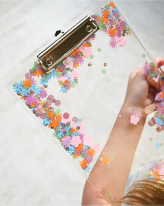 Packed Party Flower Shop Confetti Clipboard
