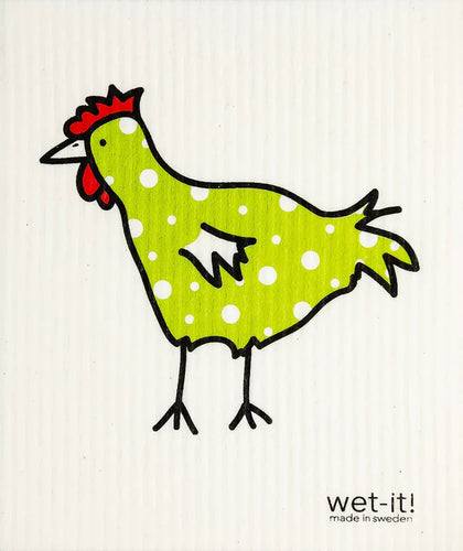 Wet-It Polka Dot Chicken Cloth
