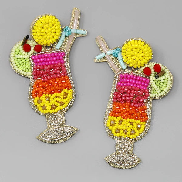 Summer Cocktail Beaded Drink
