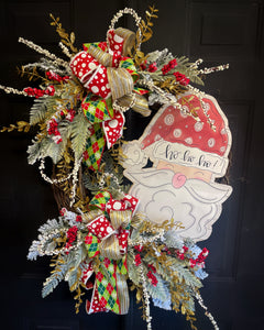 "Ho Ho Ho" Christmas Wreath