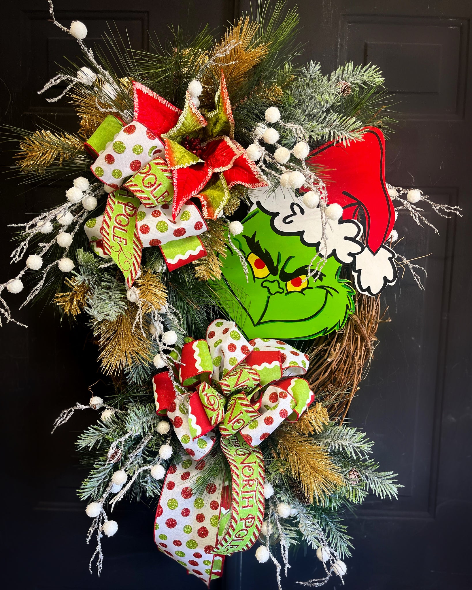 Stink! Stank! Stunk! Grinch Christmas Wreath