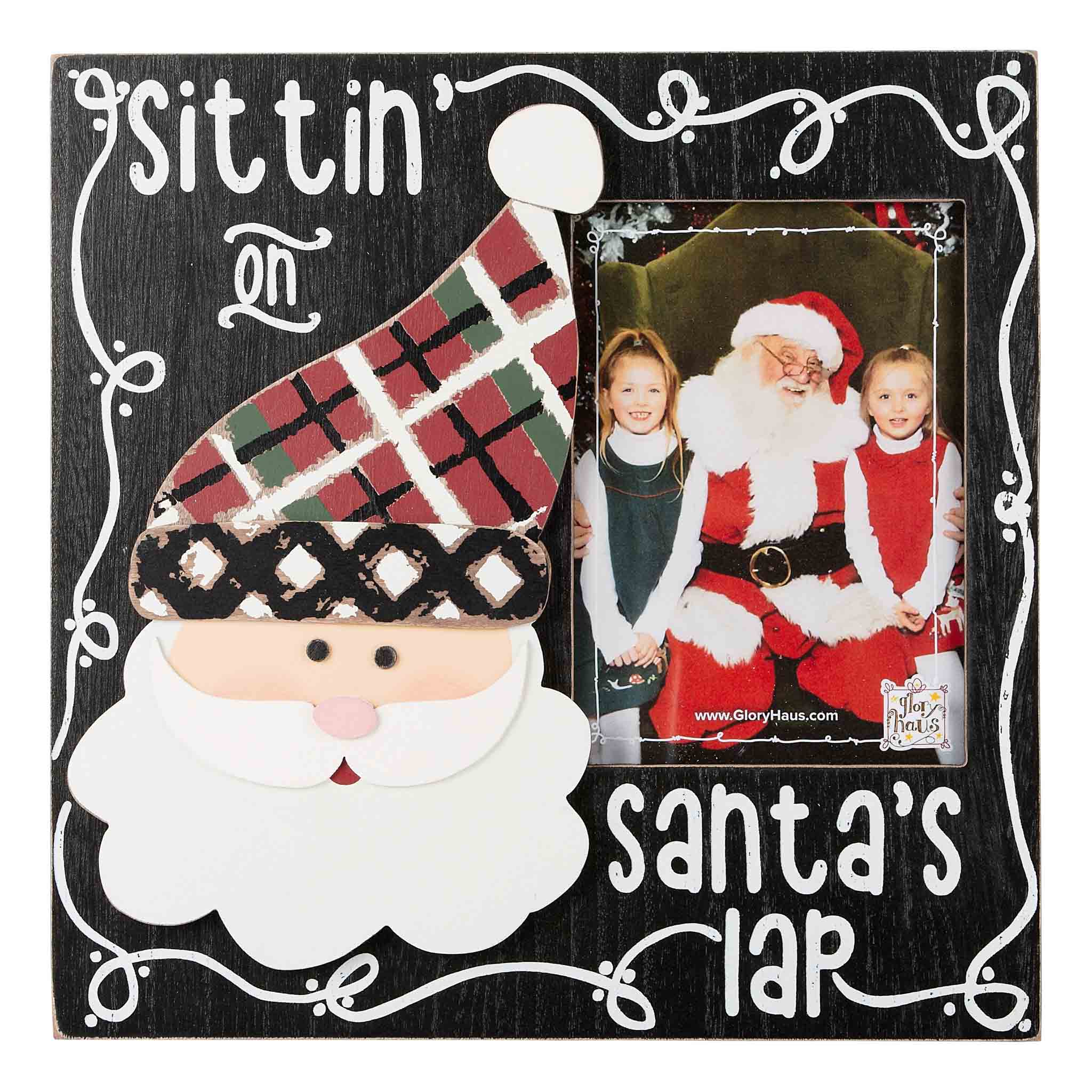 Glory Haus "Sittin' on Santa's Lap" Frame - Thumbnail 2