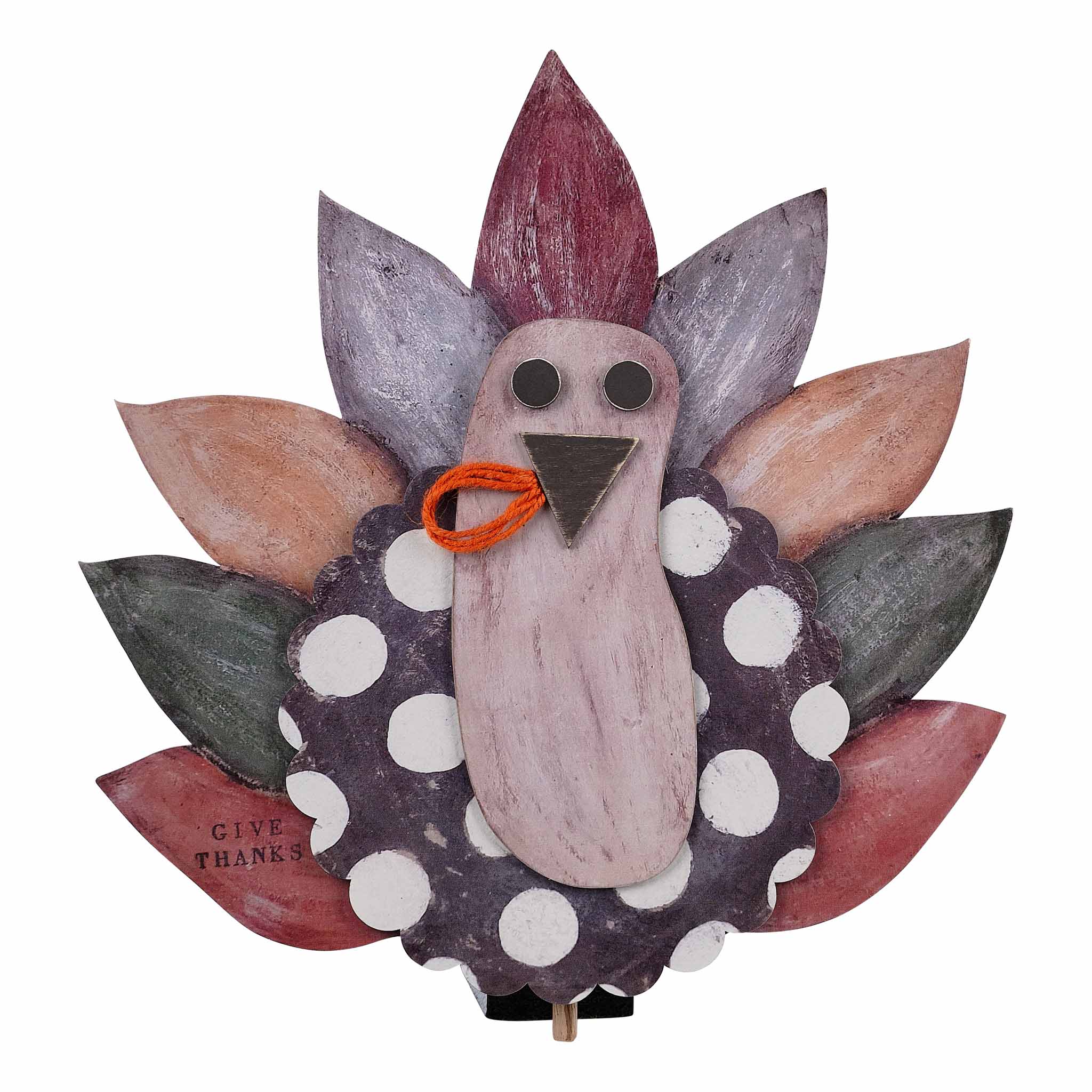 Colorful Give Thanks Turkey Topper - Thumbnail 4