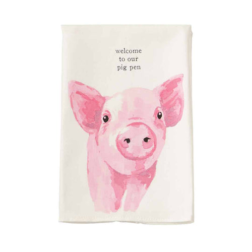 Pig Dish Towel