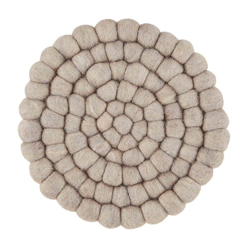 Taupe Felted Trivet