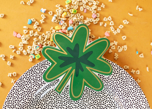 Happy Everything Four Leaf Clover Attachment