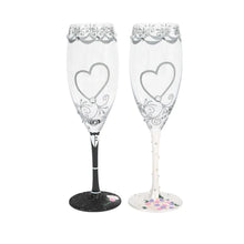 LOLITA "Cheers to the Bride and Groom" Wine Glasses