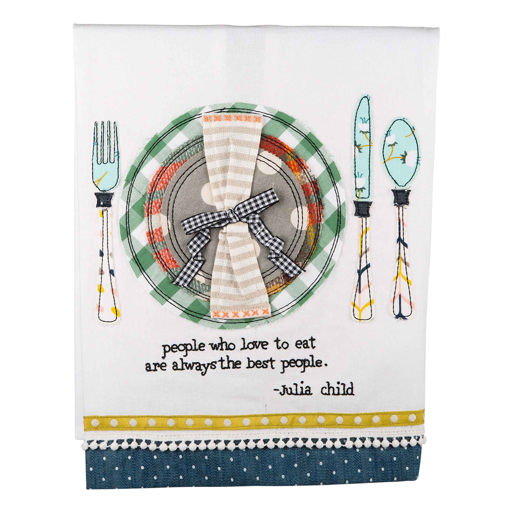 Glory Haus "People who love to eat" Tea Towel
