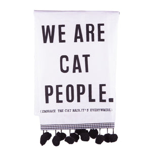 Glory Haus "We are cat people" Tea Towel