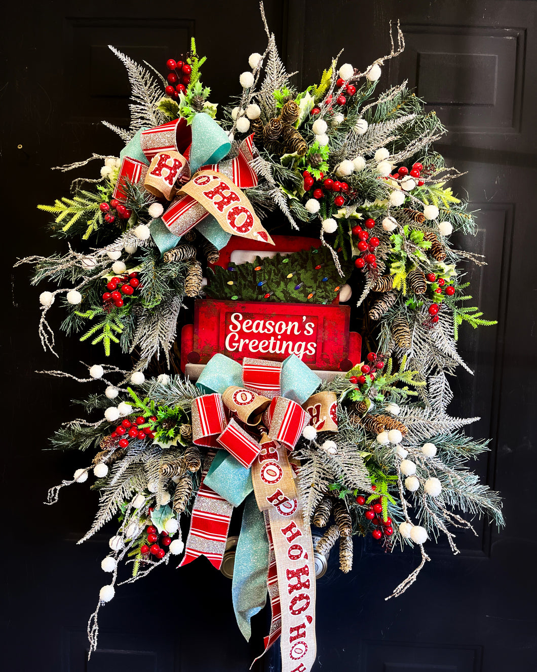 Red Truck Christmas Wreath